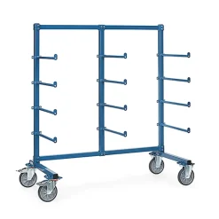 Chariot cantilever avec butées - Surface utile : 1600 x 800 mm - Charge max 500kg - 4615AS