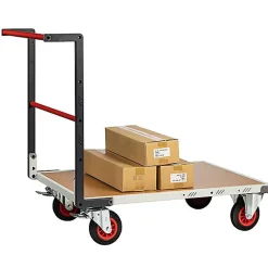 Chariot charge lourde - Plateau bois médium 16mm - Dimensions 1000x595mm - Charge 400kg - 806722230