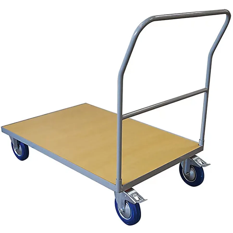 Chariot charge lourde - Plateau bois médium 16mm - Dimensions 1000x595mm - Charge 400kg - 806722230