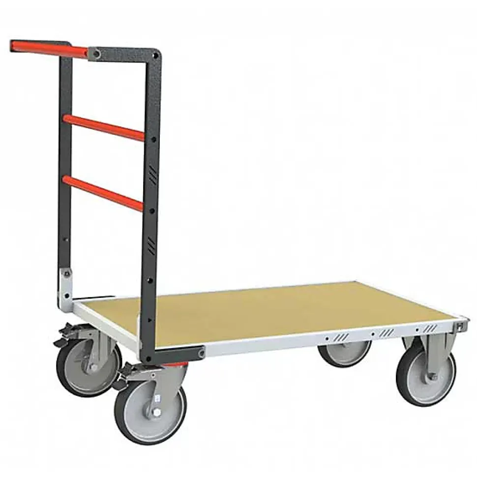 Chariot charge lourde - Plateau bois médium 1000x595mm - Charge max 600kg - 806722250