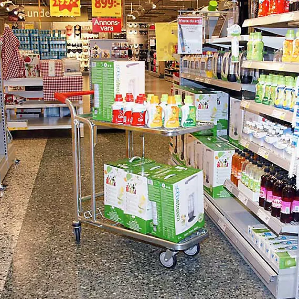 Chariot de magasin et d'entrepôt - Charge max 300kg - 1920057250