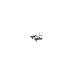 Chariot de manutention pliable 150 kg plateforme 730 x 470 mm - Kreator