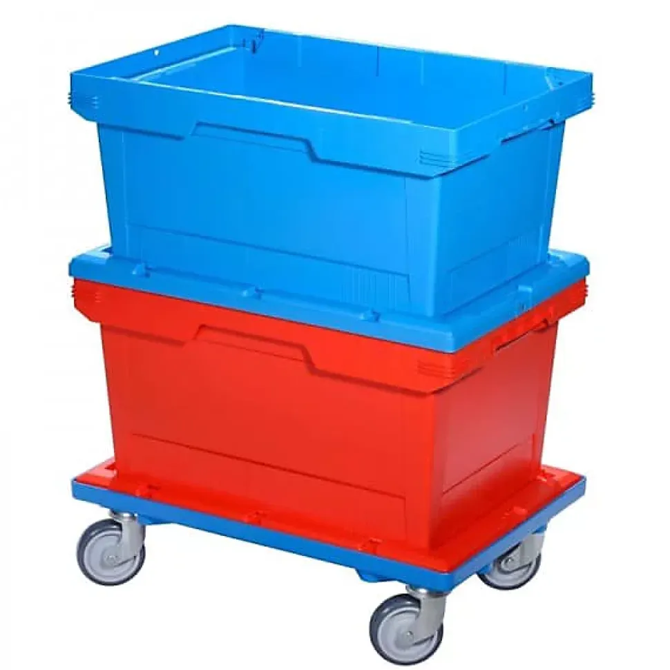 Chariot de transport Caisse Euro 600x400 ProfiPlus - Bleu