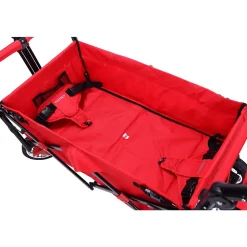 Chariot de transport pliable rouge - FUXTEC Easy Cruiser - transport charge 75 kg