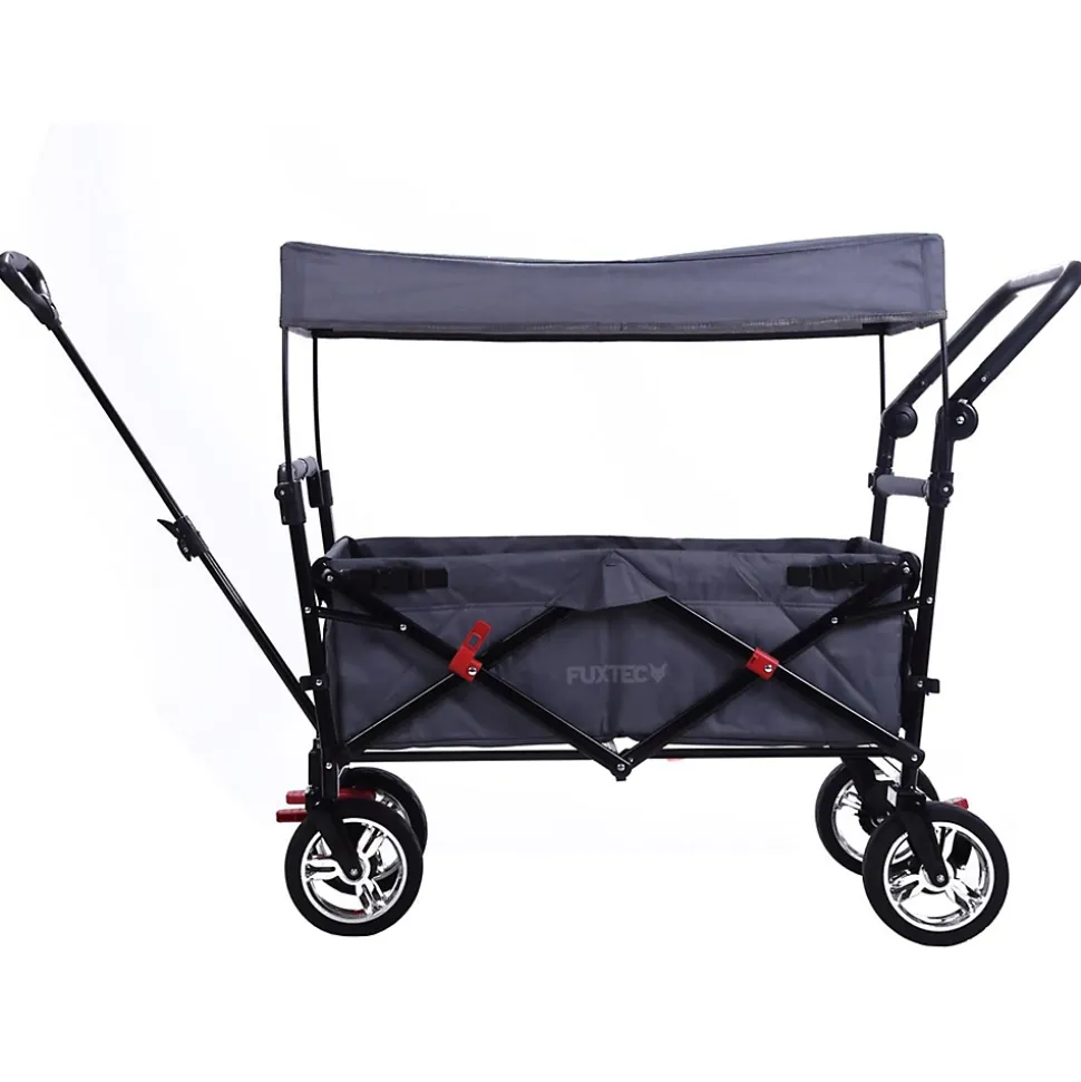Chariot de transport pliable gris - FUXTEC Easy Cruiser - transport charge 75 kg