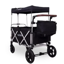 Chariot de transport pliable noir - FUXTEC Super Cruiser + - extension habitacle outdoor enfant 75 kg