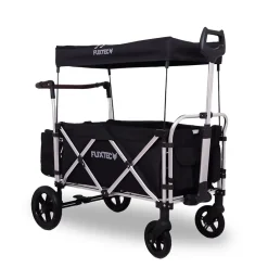 Chariot de transport pliable noir - FUXTEC Super Cruiser - outdoor enfant 75 kg
