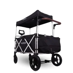 Chariot de transport pliable noir - FUXTEC Super Cruiser - outdoor enfant 75 kg