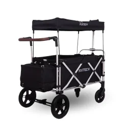 Chariot de transport pliable noir - FUXTEC Super Cruiser - outdoor enfant 75 kg
