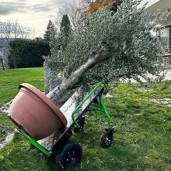 Chariot diable électrique avec grand plateau - Charge 260kg - ZI-ET260
