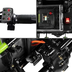 Chariot diable électrique avec grand plateau - Charge 260kg - ZI-ET260