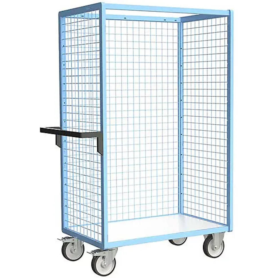 Chariot grillagé sans toit - Plateau mélaminé 815x485mm - Charge max 500kg - 880725212