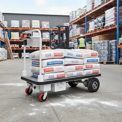Chariot manutention motorisé - Plateau 1000x600mm - Charge max 200kg - Commerces, industrie et logistique - PM30R/1