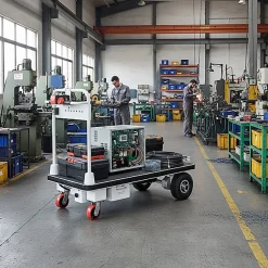 Chariot manutention motorisé - Plateau 1000x600mm - Charge max 200kg - Commerces, industrie et logistique - PM30R/1