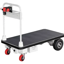 Chariot manutention motorisé - Plateau 1280x630mm - Charge max 400kg - Industrie et logistique - PM50/1