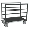 Chariot modulable à tube 2 ridelles - Plateau antidérapant 1005x555mm - Charge 500kg - 806724533