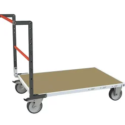 Chariot modulable à tube 1 côté - Plateau 1000x595mm - Charge max 500kg - Sols lisses - 806724511
