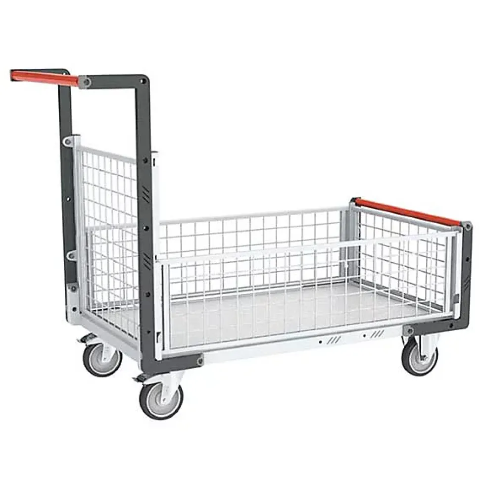 Chariot modulable grillagé - Bac 815x455mm - Charge max 250kg - 806724146