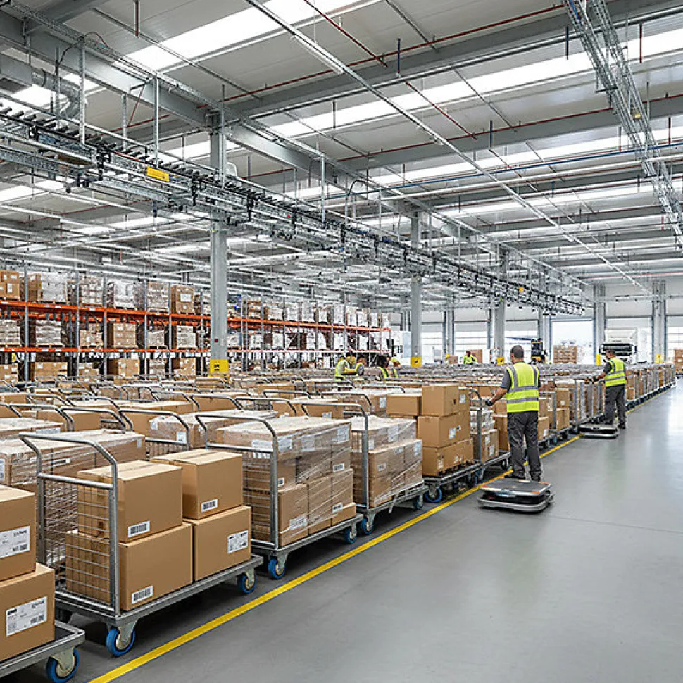 Chariot modulable grillagé - Plateau 1000x700mm - Charge max 500kg - CHM1T3