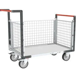Chariot modulaire grillagé 3 côtés - Plateau 965x580mm - Charge max 250kg - 806724244
