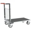 Chariot modulaire grillagé 1 côté - Plateau antidérapant 985x600mm - Charge max 500kg - 806724561