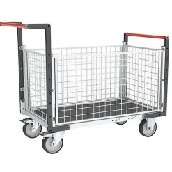 Chariot modulaire grillagé 4 côtés - Plateau antidérapant 1075x710mm- Charge max 500kg - 806724665