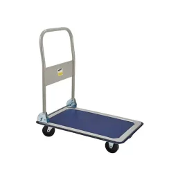 Chariot plateforme Brüder Mannesmann pliable acier 150 kg, surface antidérapante 740 x 480 mm