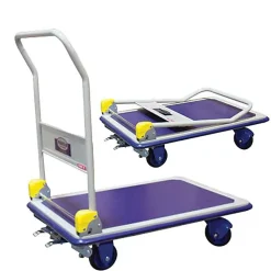 Chariot pliant avec frein - Plateau antidérapant 920x610mm - Charge max 300kg - 805006997