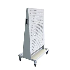 Chariot porte-bacs à bec : structure avec 112 bacs 1L et 20 bacs 3L et 8 bacs 8L - 880010531