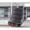 Chariot tout terrain sans ridelle - Roues pneumatiques - Charge max 250kg - M-SUPERHOND-LB
