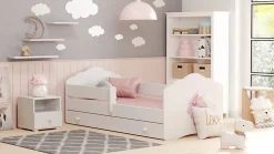 Chevet Emi blanc pour la chambre d'enfant