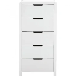 Chiffonnier 5 tiroirs blanc chambre enfant - LEGO 2229