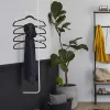 Cintre effet velours noir Velvet vendu par 4 pièces