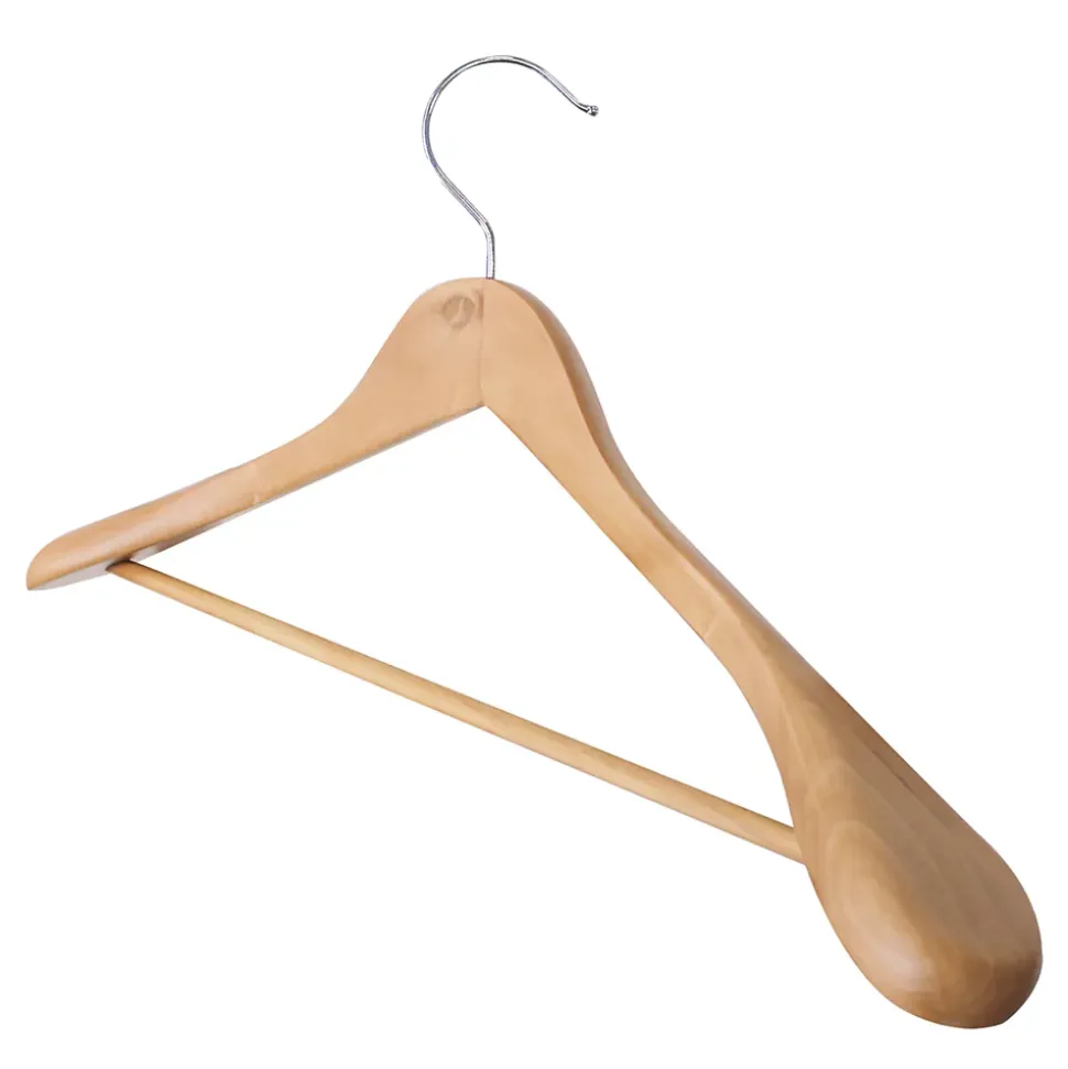 Cintre en bois beige Widy vernis L. 45 cm