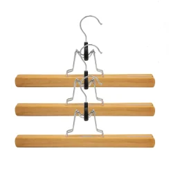 Cintre en bois pour pantalons Kuko vendu par 3 pièces