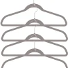 Cintre en feutre effet velours gris vendu par 4 pièces