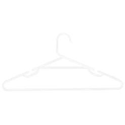 Cintre en plastique blanc Quito vendu par 6 pièces
