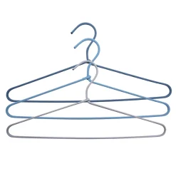 Cintre en tissu bleu Alas L. 40,5 cm vendu par 3 pièces