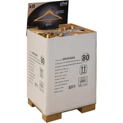 Cintres en bois x8 - Beige- 5five