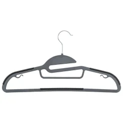 Cintres plastiques bi-matière x8 - Gris- 5five