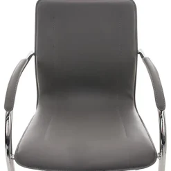 -CLP-Lot de 3 Chaises Cantilever Melina en similicuir et pied en métal-Array