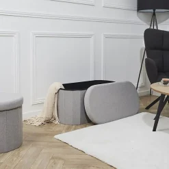 Coffre banc pliable en tissu Pills