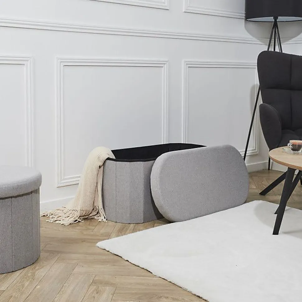 Coffre banc pliable en tissu Pills