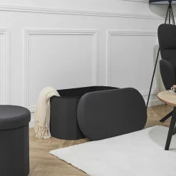 Coffre banc pliable en tissu Pills