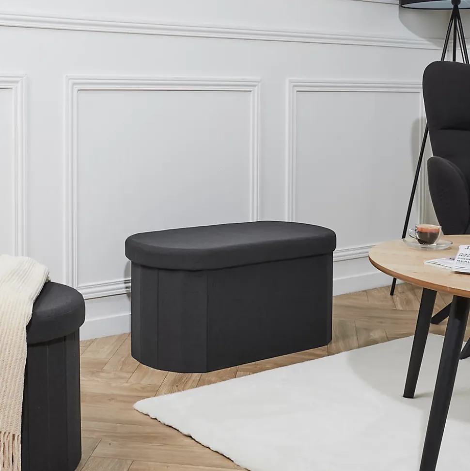 Coffre banc pliable en tissu Pills
