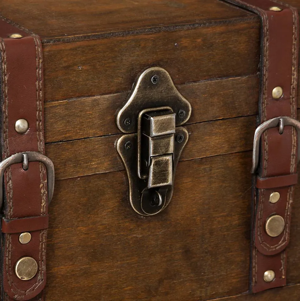 Coffre bois - 38 - 5x58 - 5 cm - Atmosphera