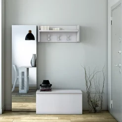 Coffre De Rangement En Bois Blanc