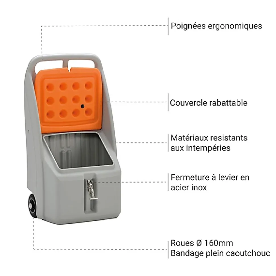 Coffre de rétention - 70 litres - 11285