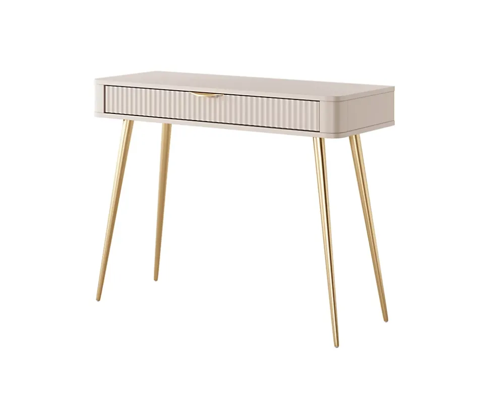 Coiffeuse : Beige, 100 x 38 x 78 cm
