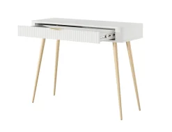 Coiffeuse : Blanc, 100 x 38 x 78 cm
